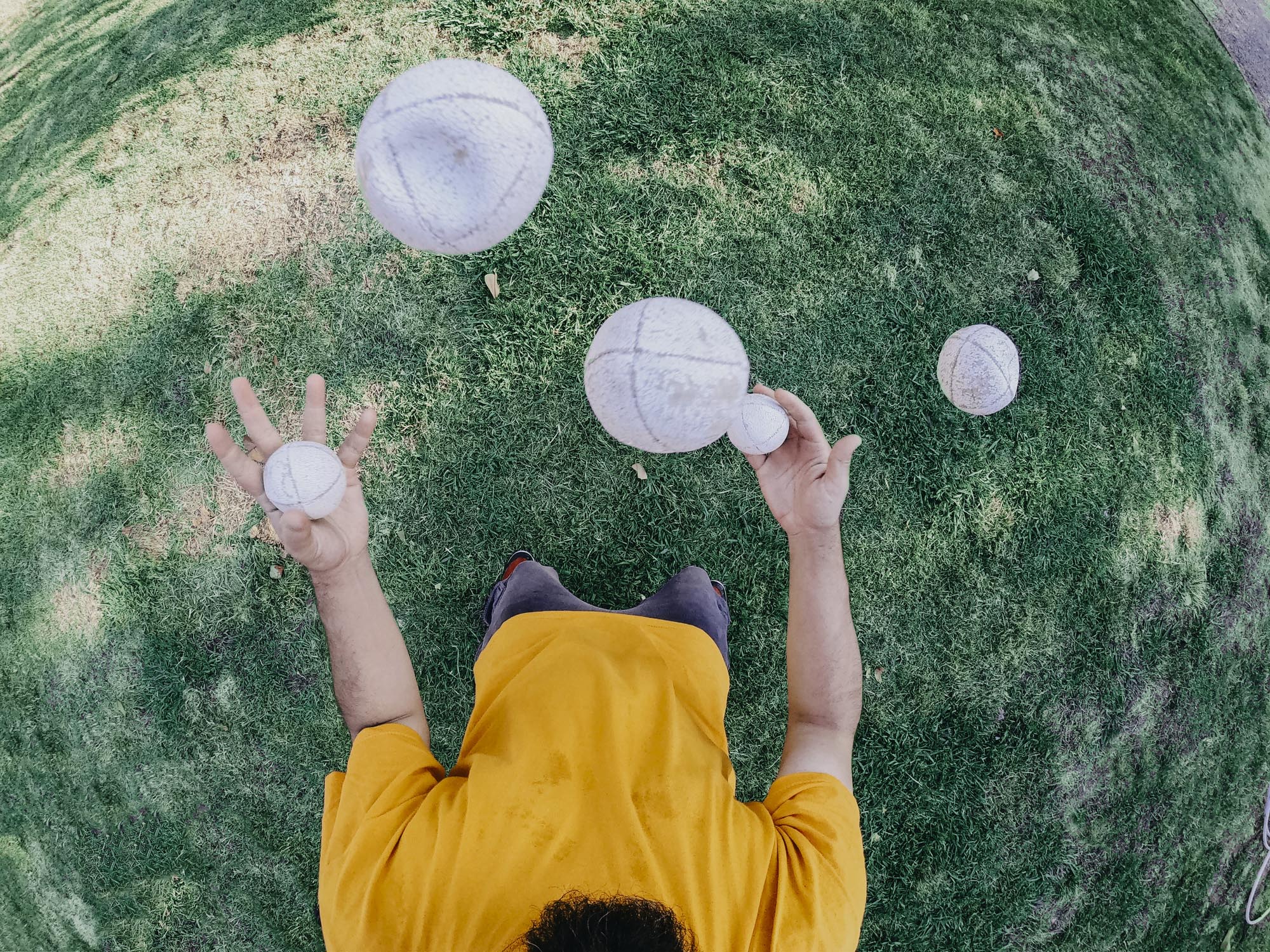 Ballen in de lucht houden