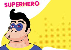 the super hero office